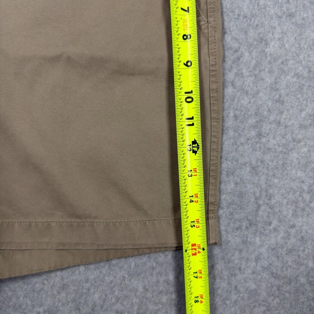 J.Crew Chino Shorts Womens 12 Khaki Tan Cotton Twill Mid Rise 5 Inch Inseam